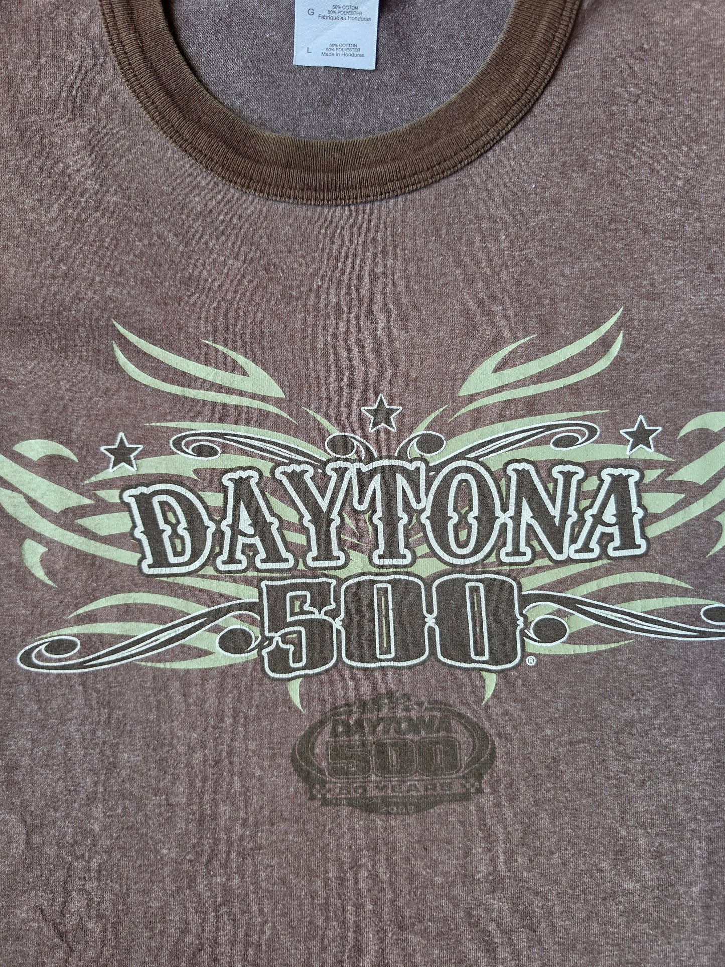 Daytona Beach Nascar/Y2K Ringer Tee (L)