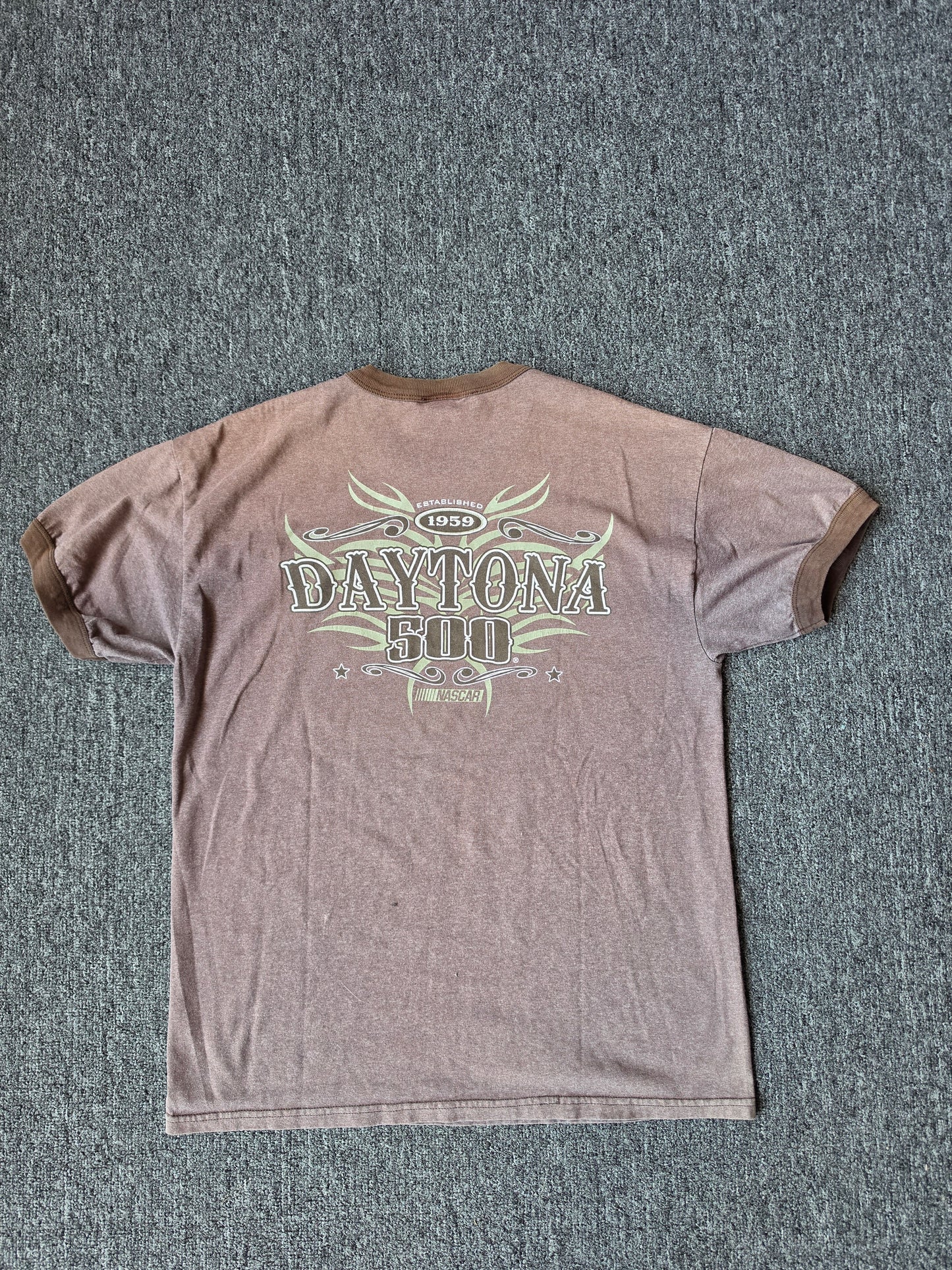 Daytona Beach Nascar/Y2K Ringer Tee (L)