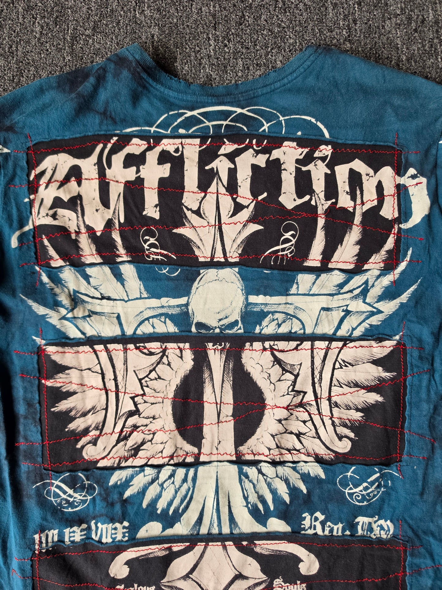 Affliction Live Fast Skull & Wings (M)