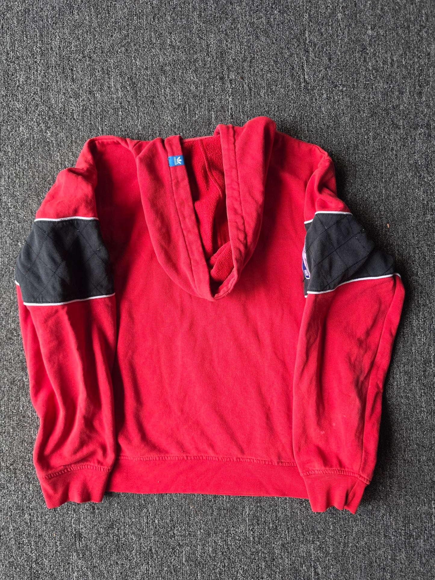 Chicago Bulls NBA Embroidered Quarter Button Up (M)