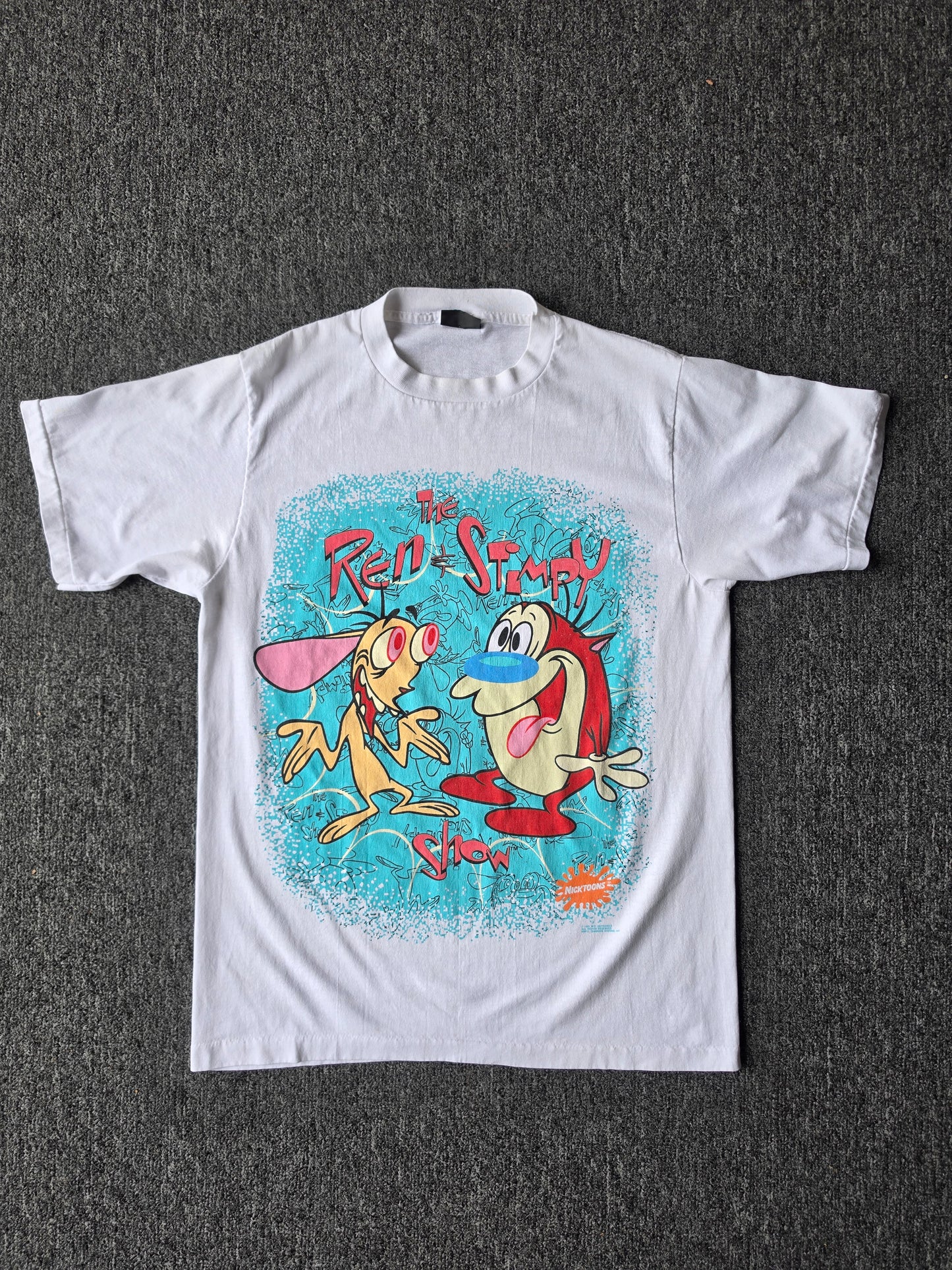 Ren & Stimpy Nicklodeon Tee (M)