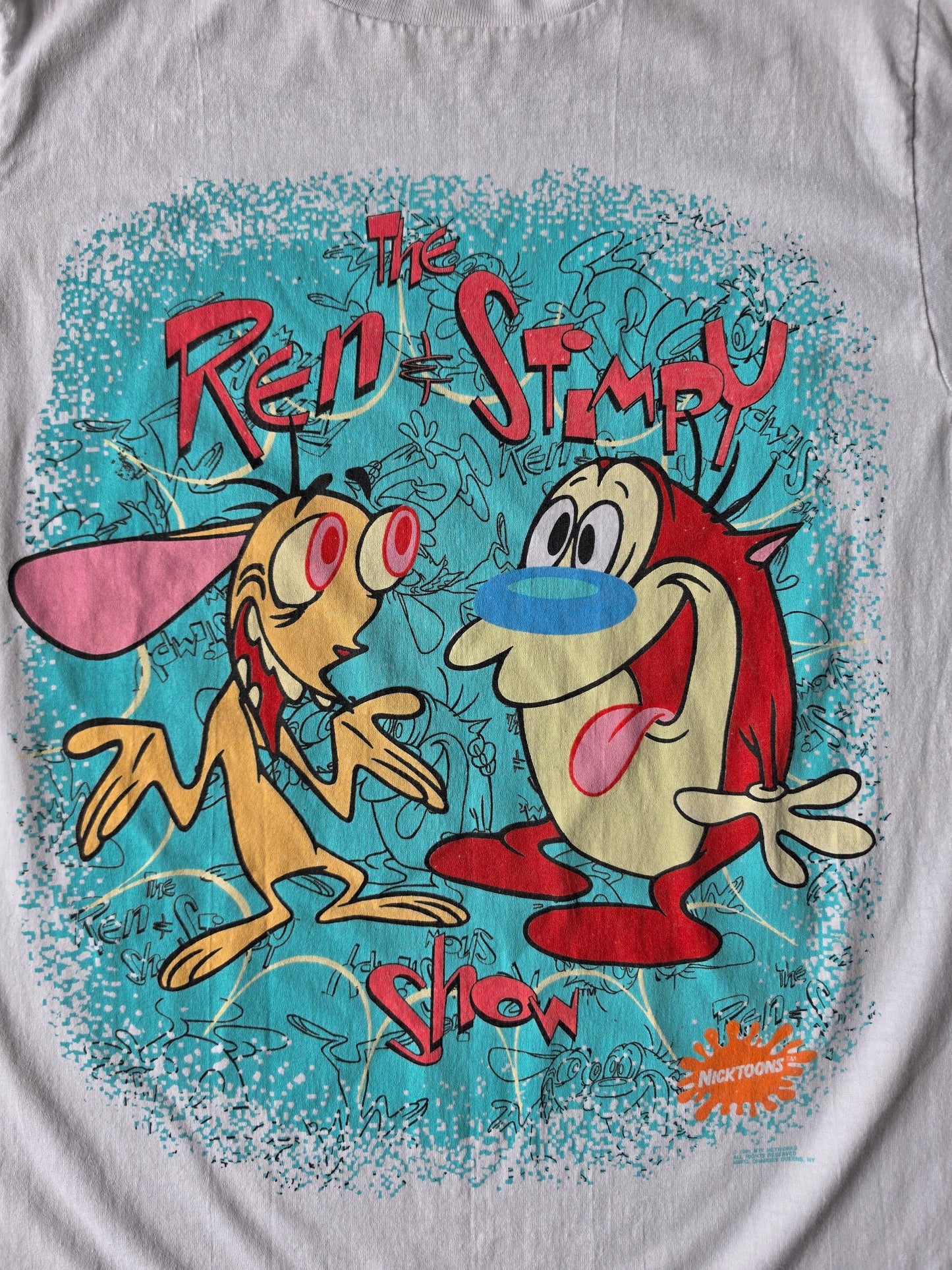Ren & Stimpy Nicklodeon Tee (M)