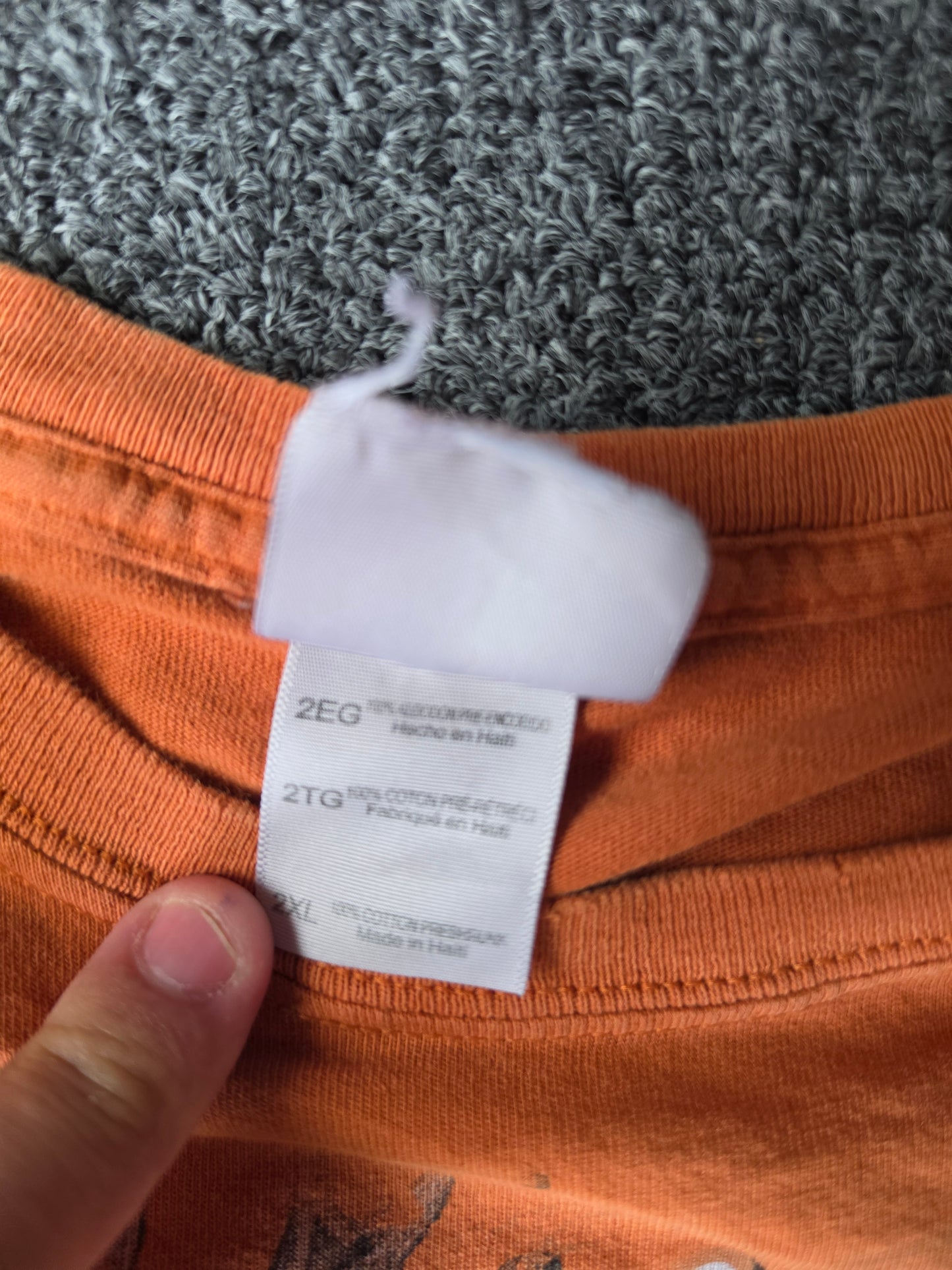 Browning Y2K Style Orange Tee (2XL)