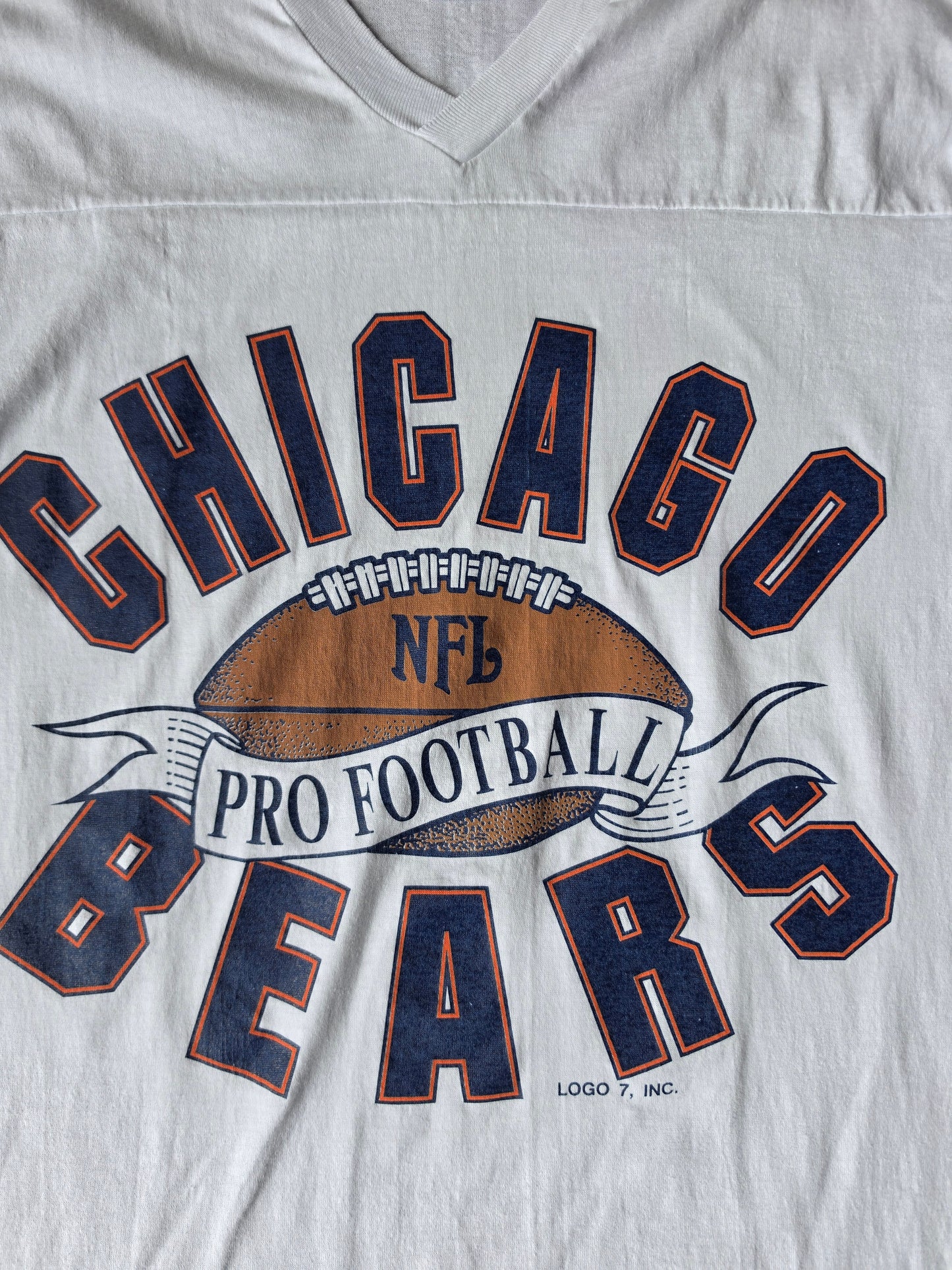 Chicago Bears NFL Logo 7 Tee (L)