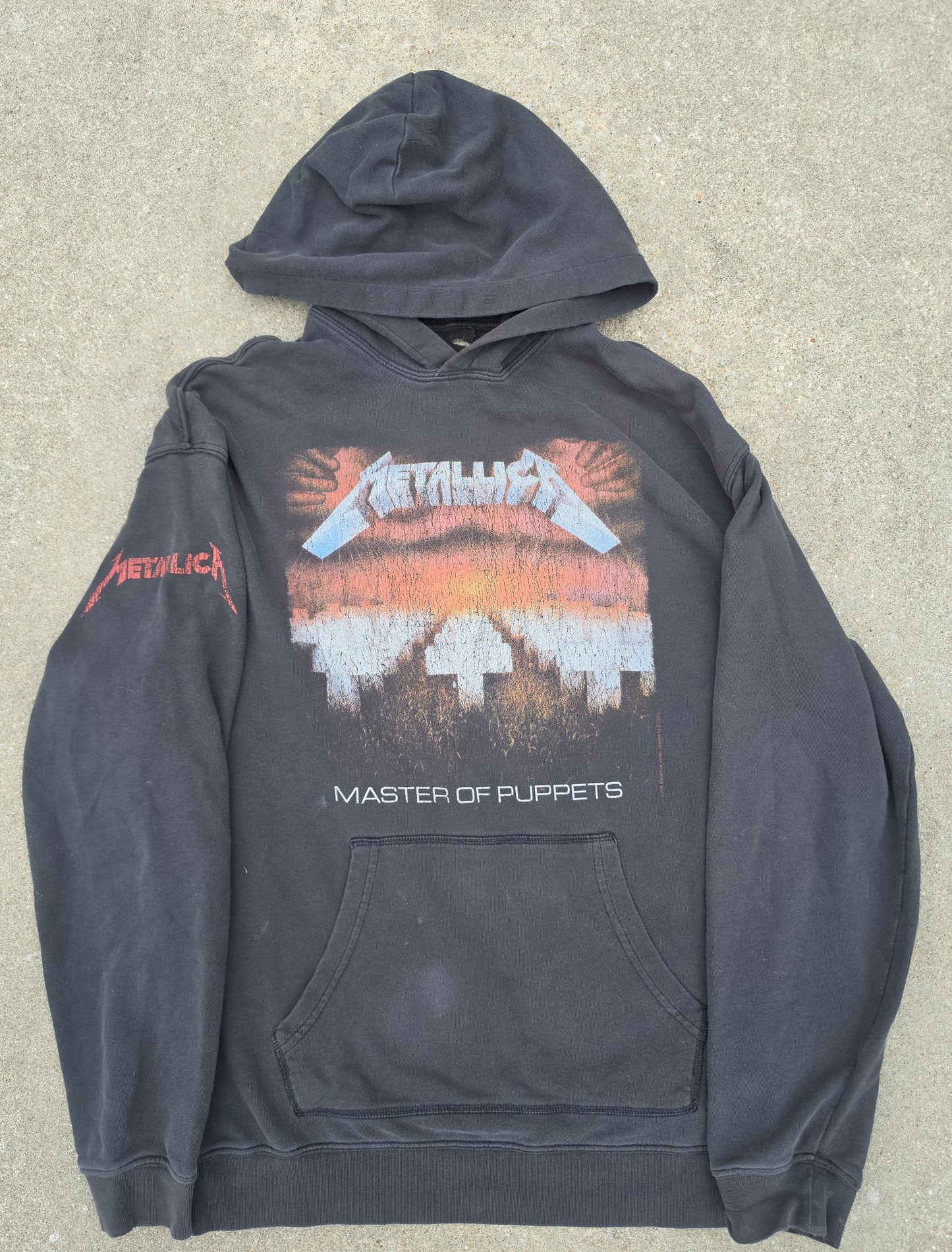 Faded Metallica Master of Puppets Hoodie (L)