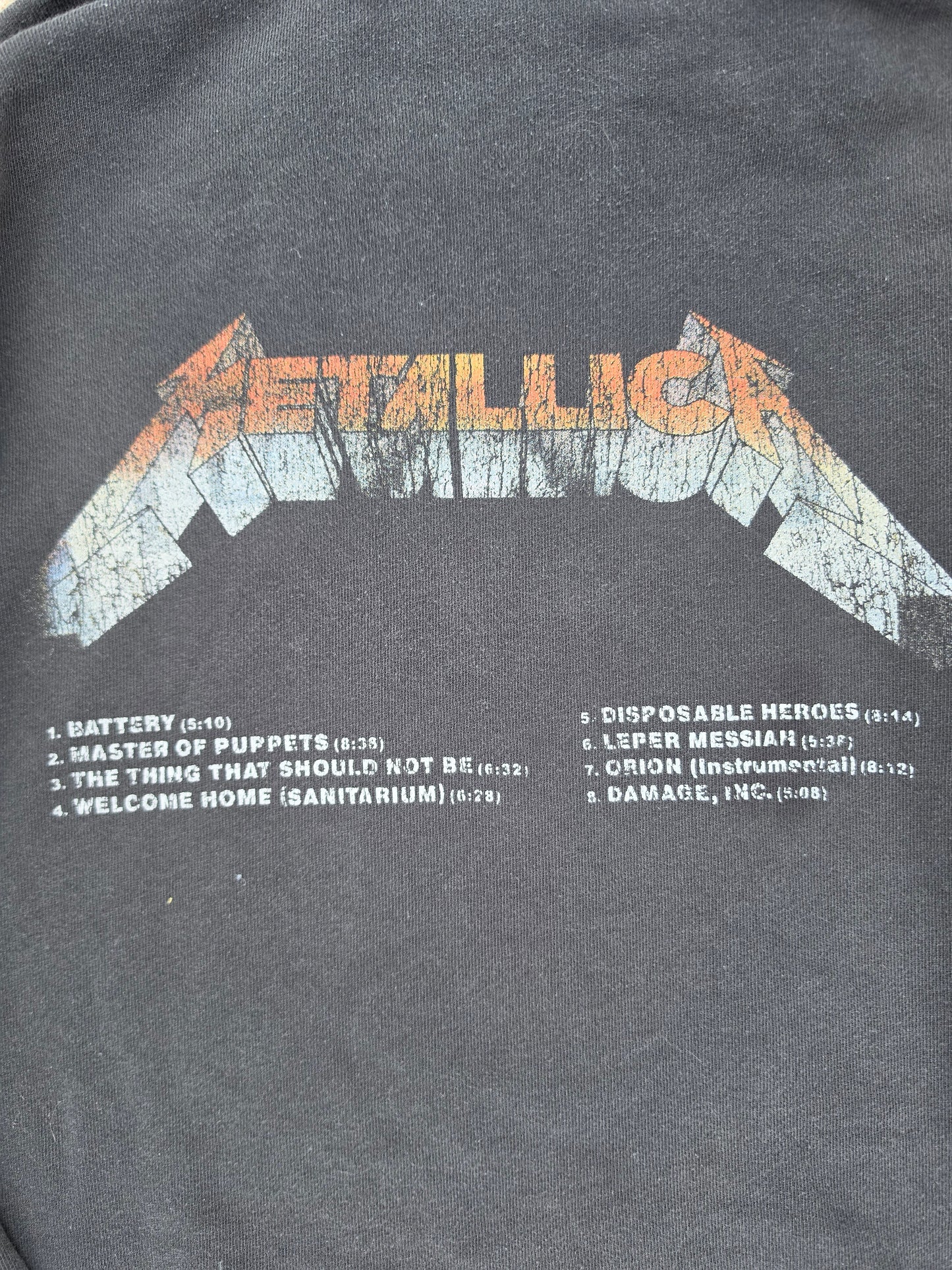 Faded Metallica Master of Puppets Hoodie (L)