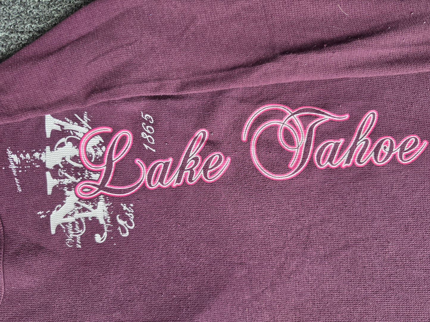 Lake Tahoe Womens Red Thermal Long Sleeve (XL)