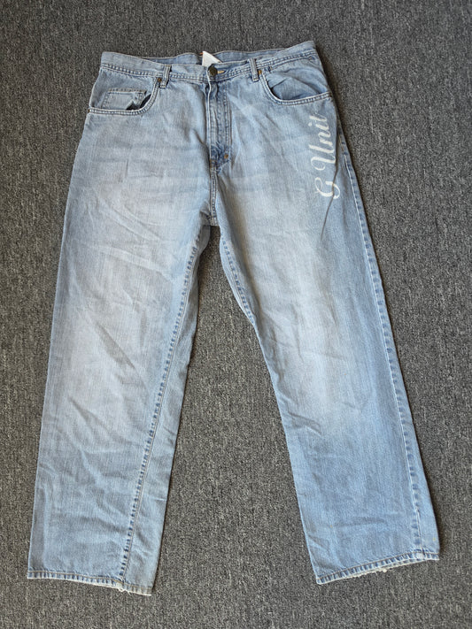 G Unit Y2K Style Baggy Faded Pants (38/32)