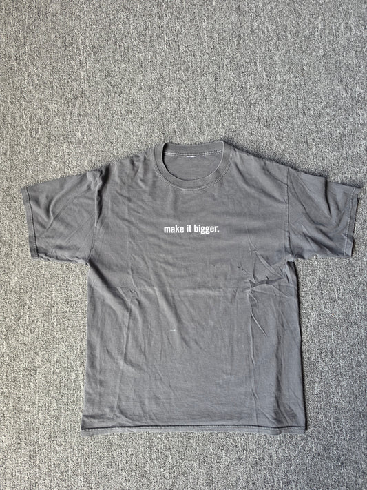 Make it Bigger Black Fader Tee (L)
