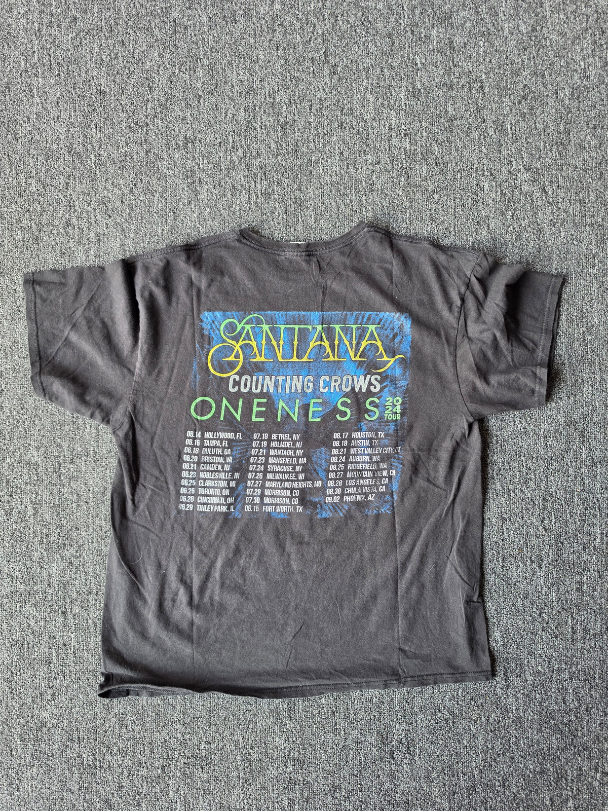 Santana Counting Crows Band Tee (L)