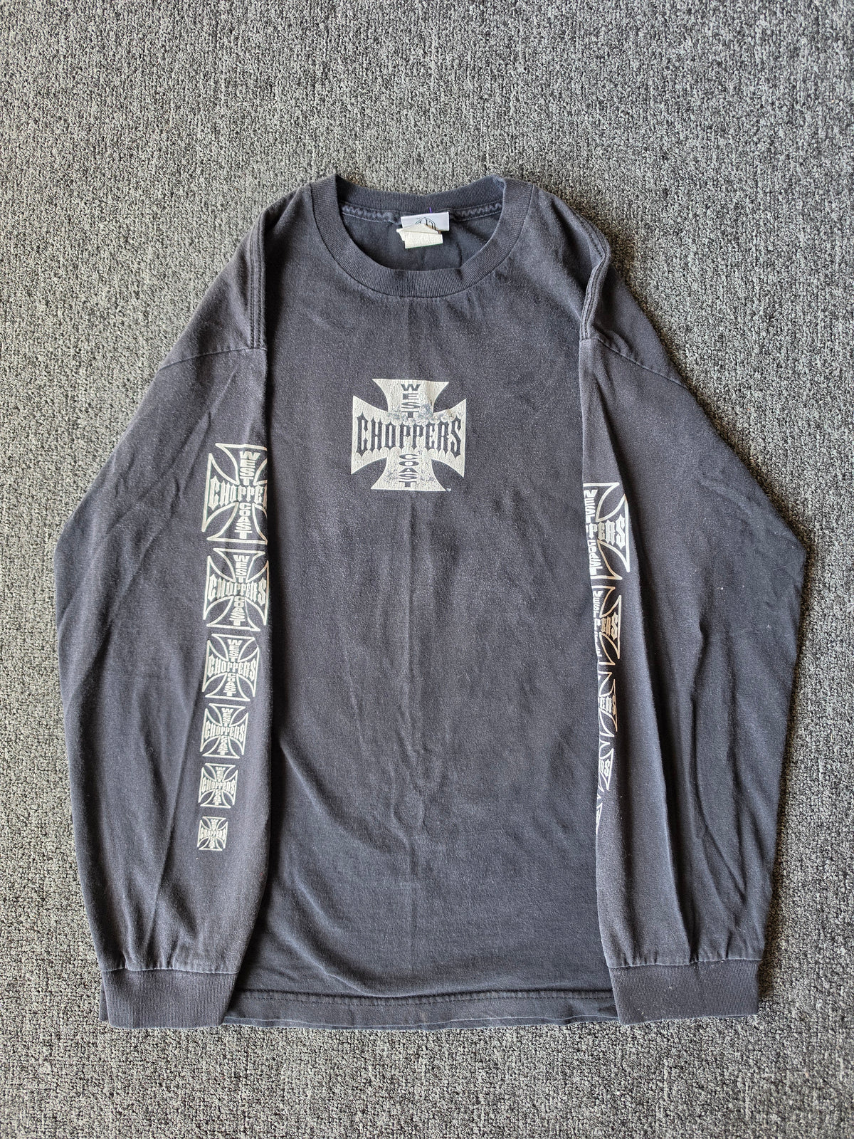 West Coast Choppers Faded Black Long Sleeve (L)