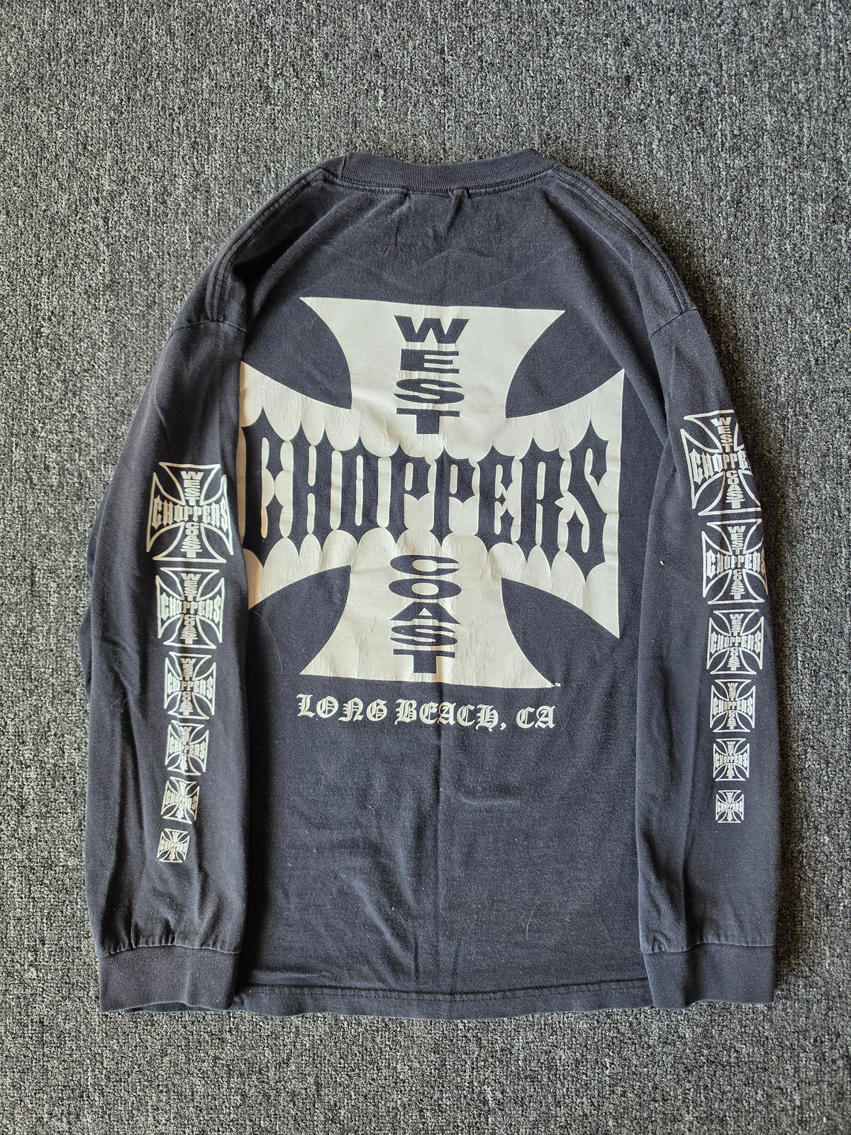 West Coast Choppers Faded Black Long Sleeve (L)