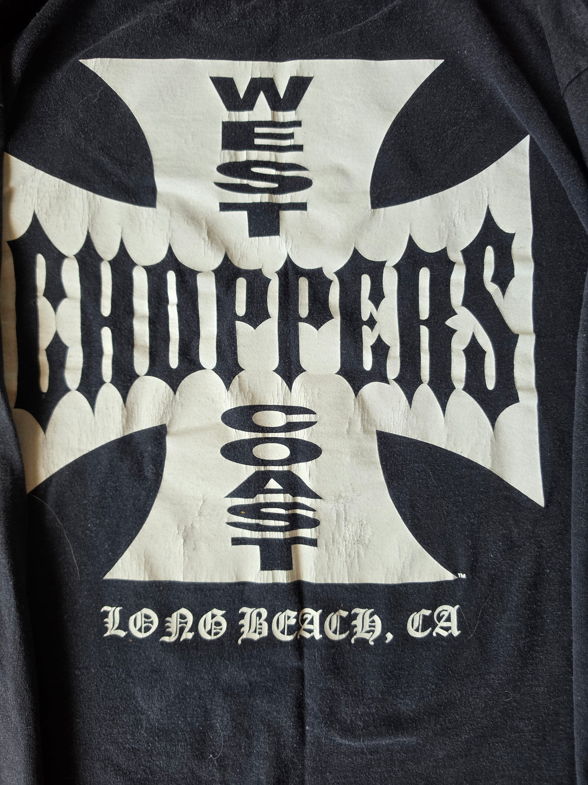 West Coast Choppers Faded Black Long Sleeve (L)