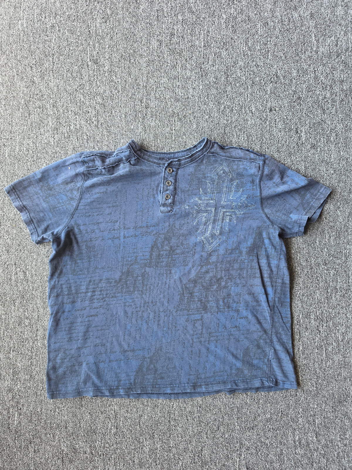 Helix Y2k Quarter Button Up Tee (XL)