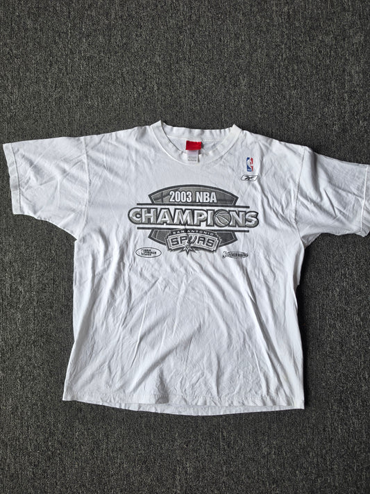 San Antonio Spurs 2003 NBA Champions Tee (XL)