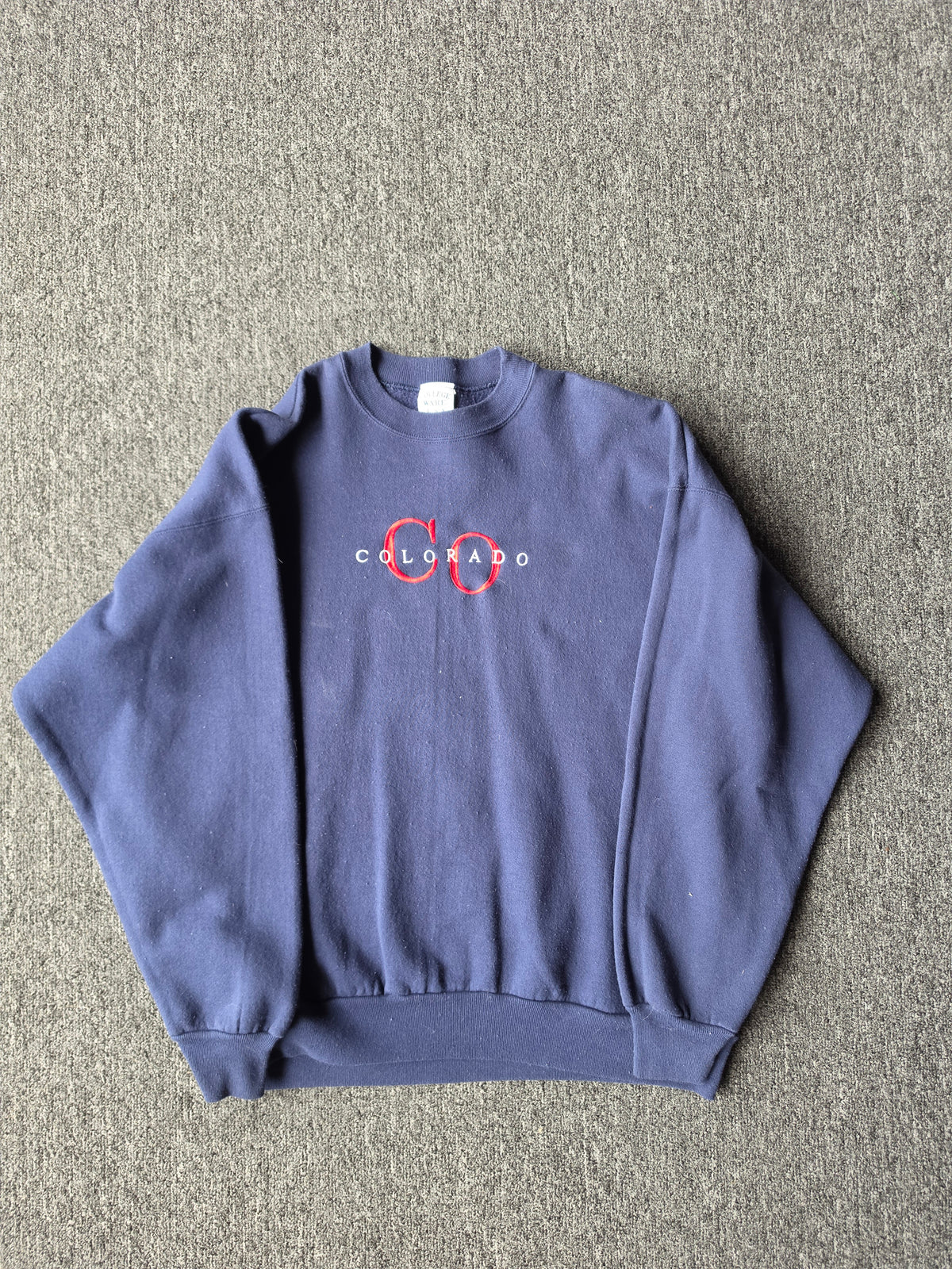 Colorado Embroidered Crew (L)
