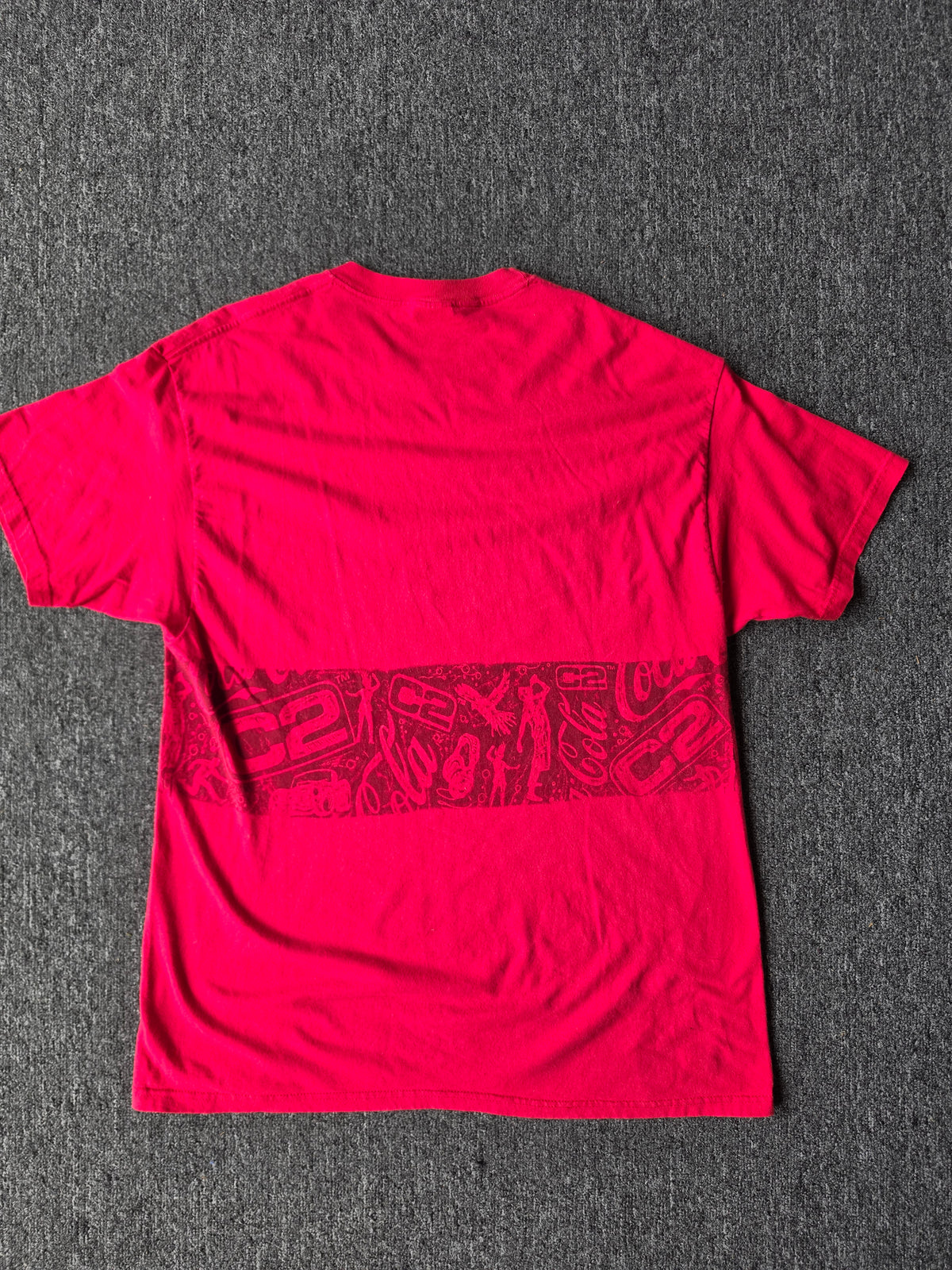 Hawaiian Style Red Border Shirt (XL)