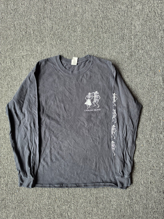 Catalina Island Dancing Skeletons Long Sleeve (L)