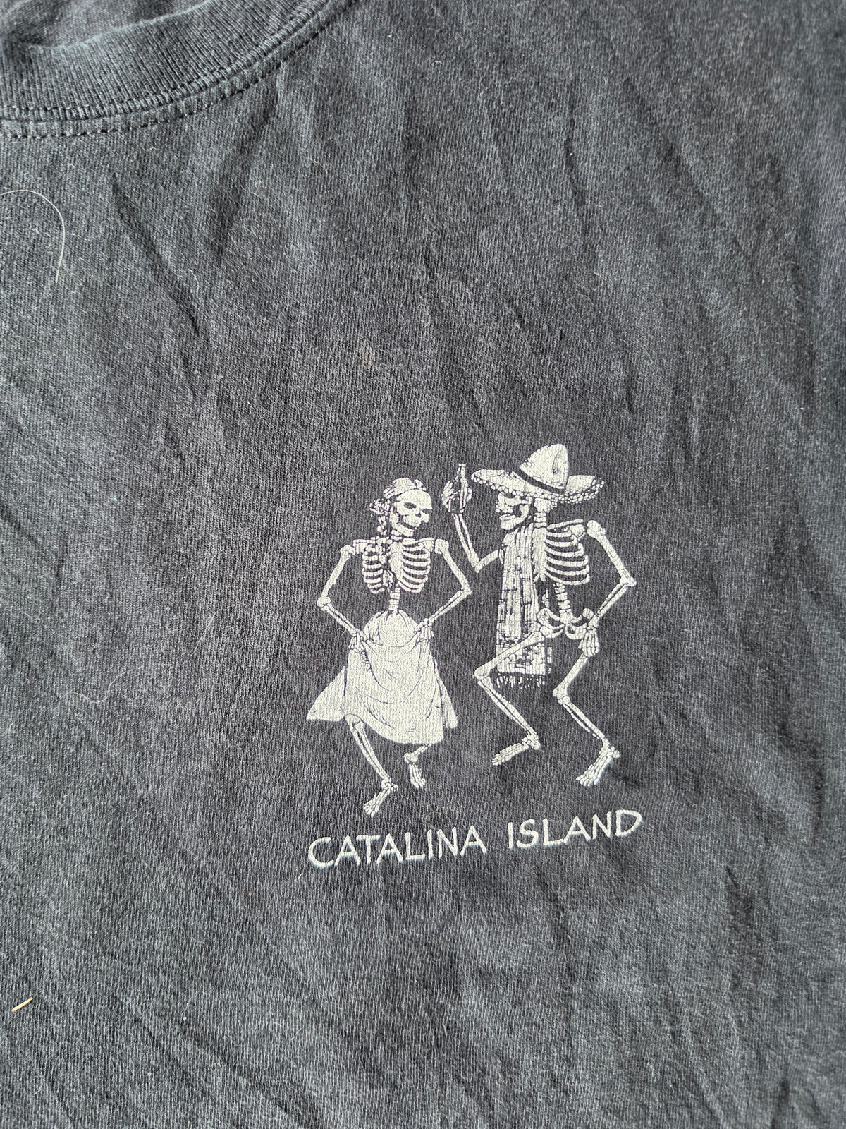 Catalina Island Dancing Skeletons Long Sleeve (L)