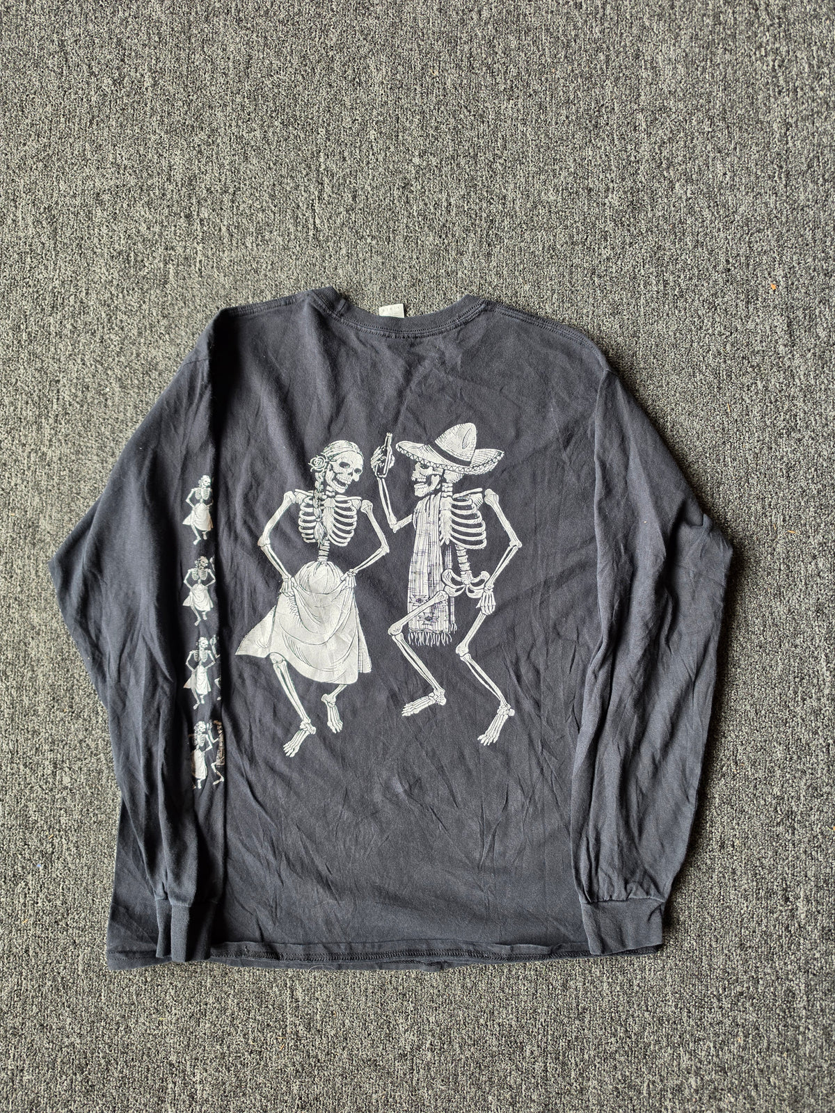 Catalina Island Dancing Skeletons Long Sleeve (L)