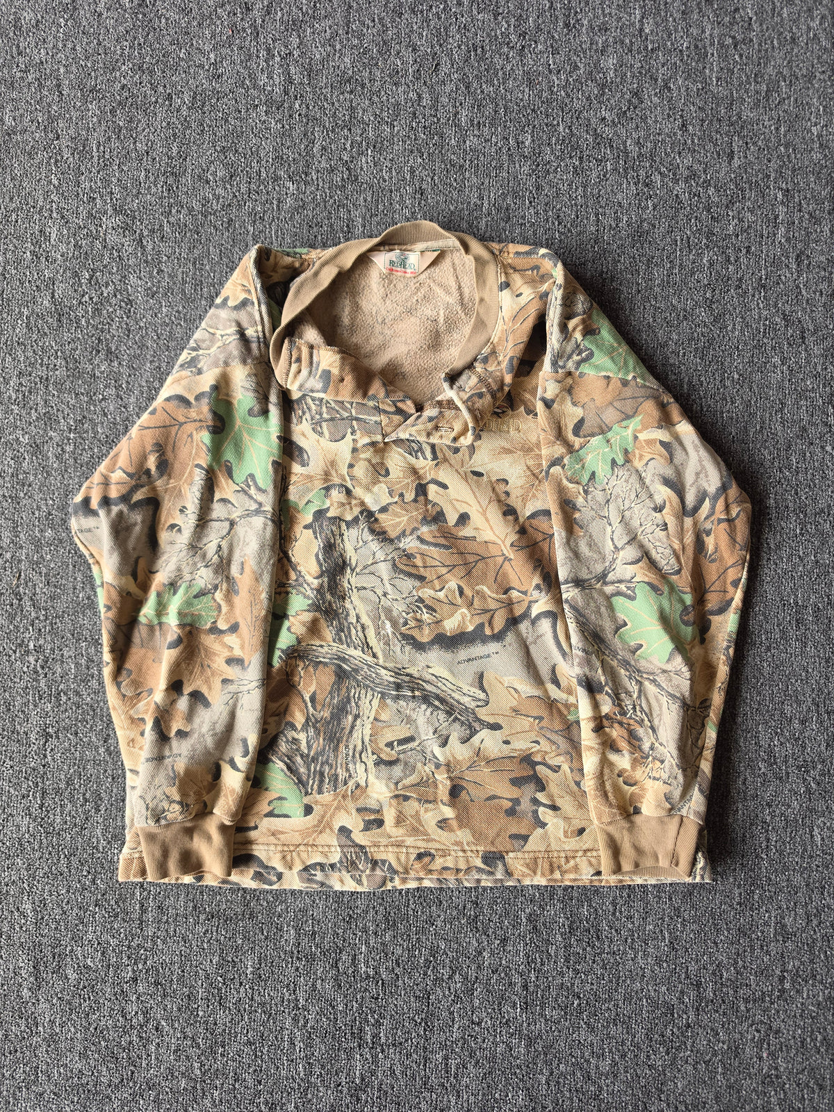Camo 90s Faded Long Sleeve (XL)