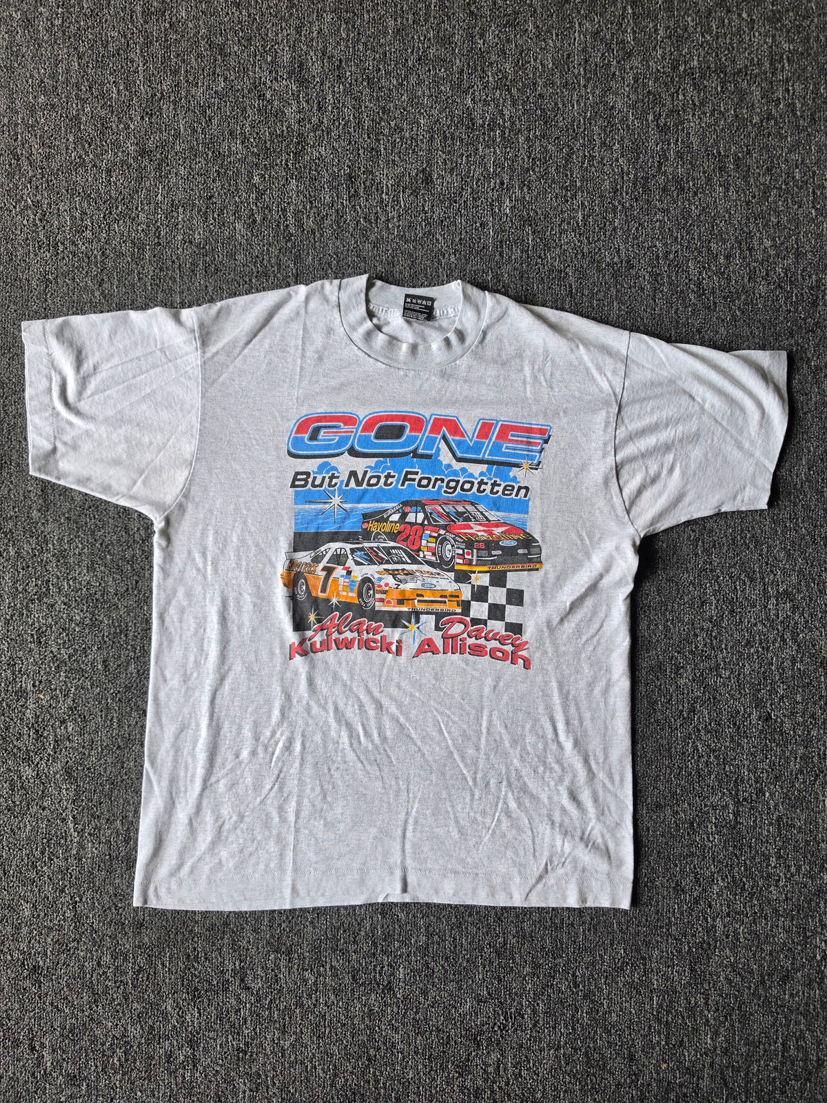 Gone But Not Forgotten Single Stitch Nascar Tee (L)
