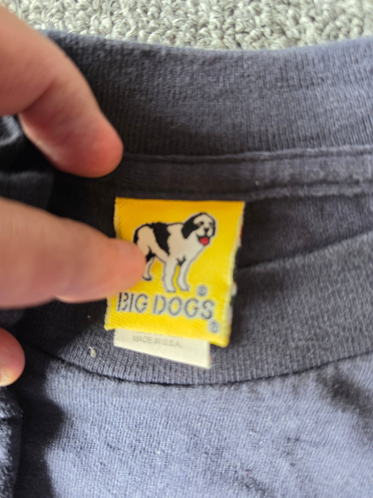 Big Dog 4th & Growl Football Long Sleeve (L)