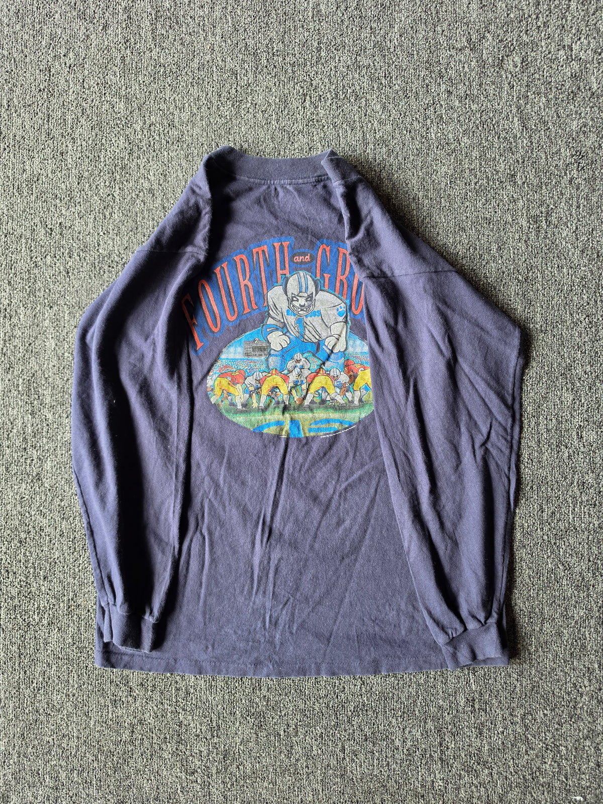 Big Dog 4th & Growl Football Long Sleeve (L)