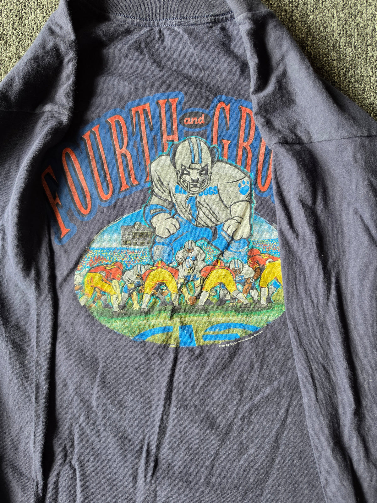 Big Dog 4th & Growl Football Long Sleeve (L)