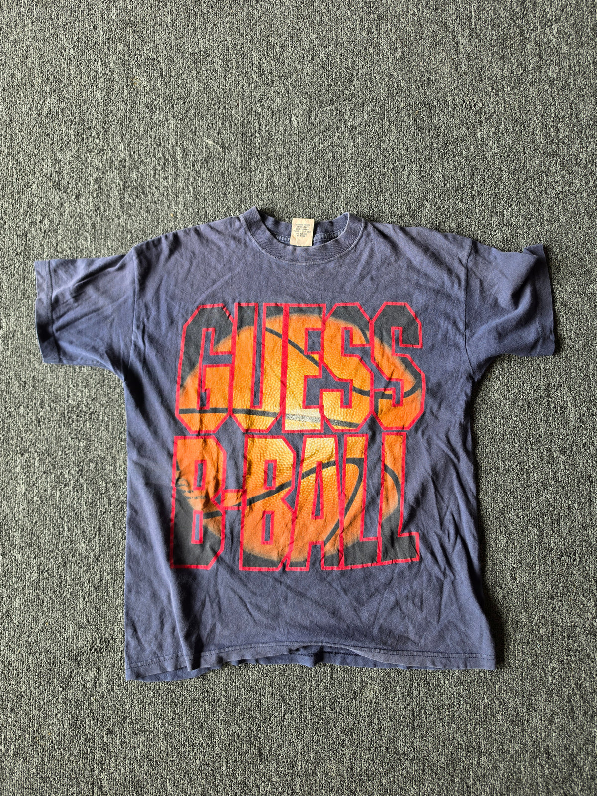 Guess Basketball 90s Blue Tee (L)