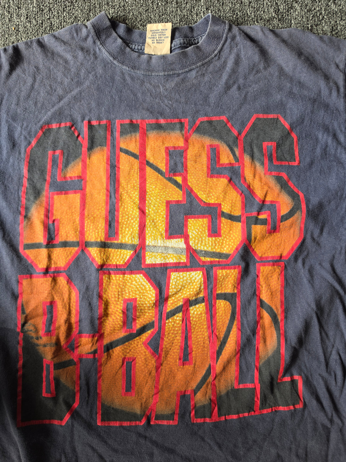 Guess Basketball 90s Blue Tee (L)