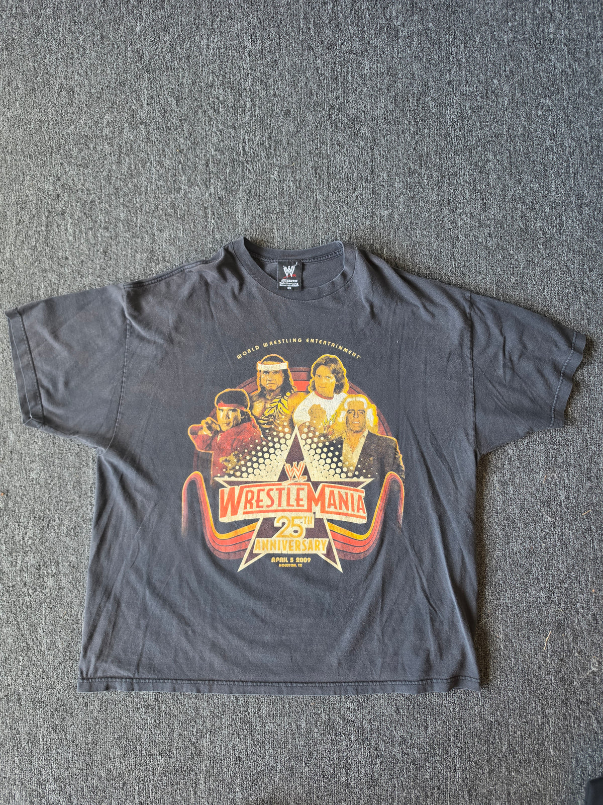Wrestlemania 25th Anniversary 2009 w/Piper, Snuka & Flair (3XL)