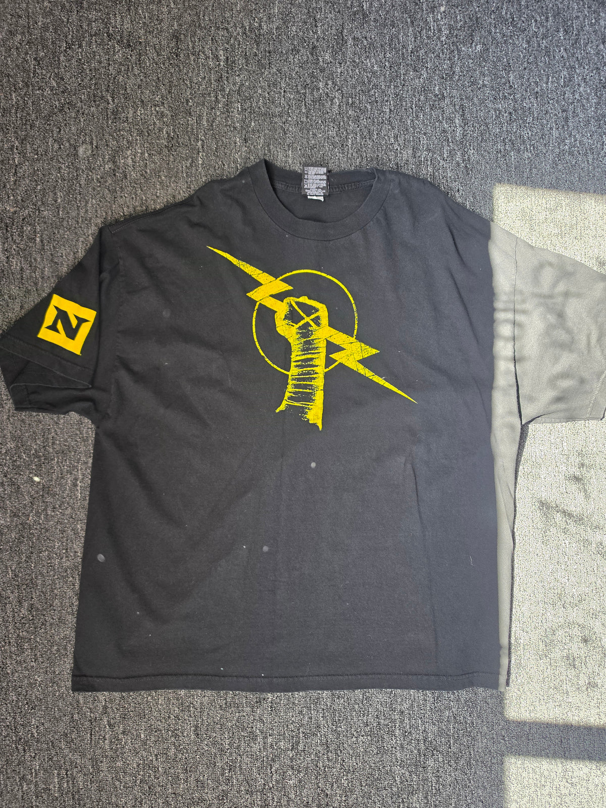 C.M. Punk Nexus Yellow on Black Tee (3XL)