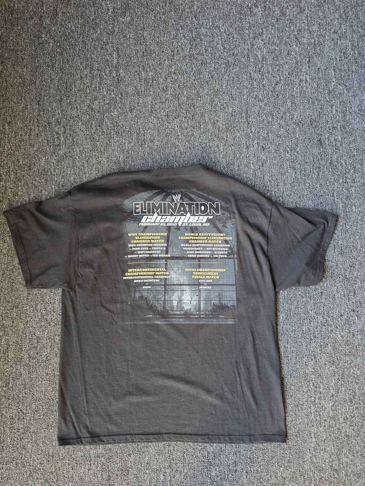 2010 Elimination Chamber Wrestling Tee (2XL)