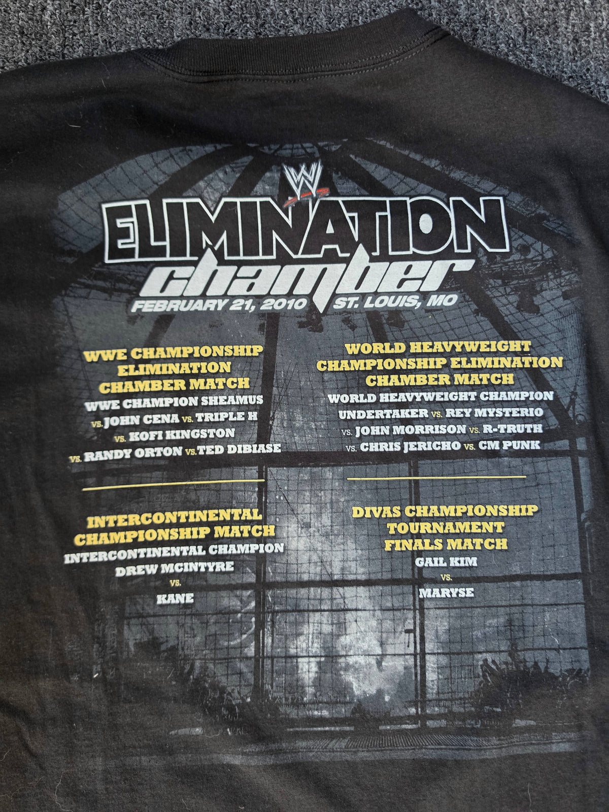 2010 Elimination Chamber Wrestling Tee (2XL)