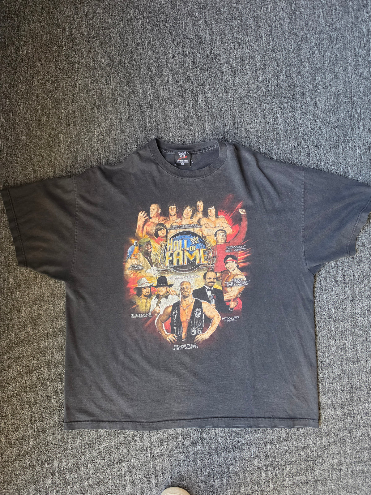 WWE Hall Of Fame Shirt Large Stone Cold Ricky Steamboat Terry Funk Von Erich (3XL)