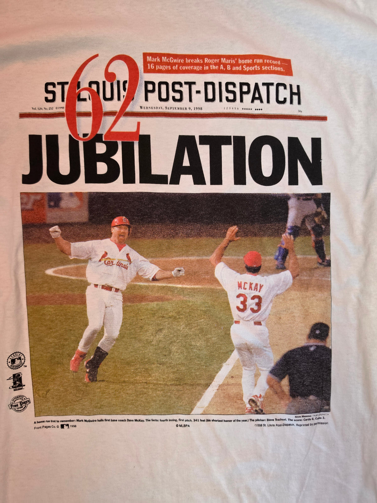 Jubilation McGwire Record Setter 1998 (L)