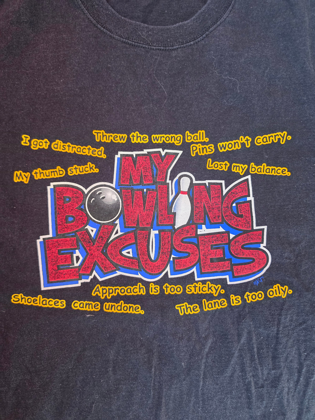My Bowling Excuses Funny Tee (XL)