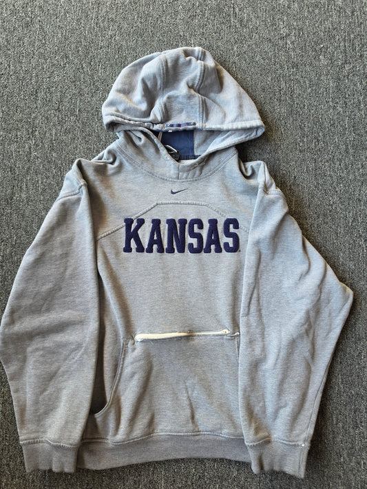 Kansas University Nike Embroidered Hoody (M)