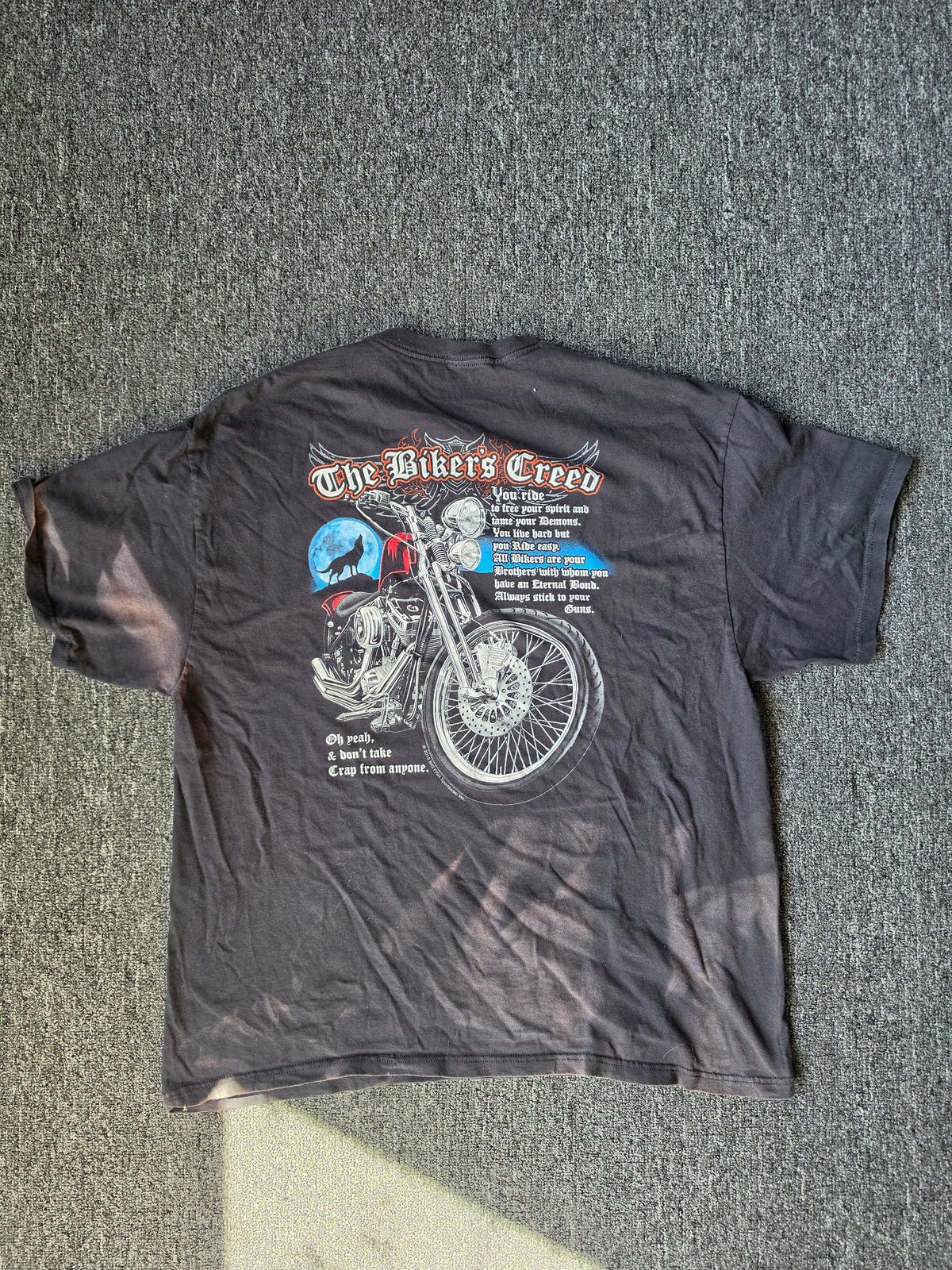 Bikers Creed Motorcycle Tee (XL)