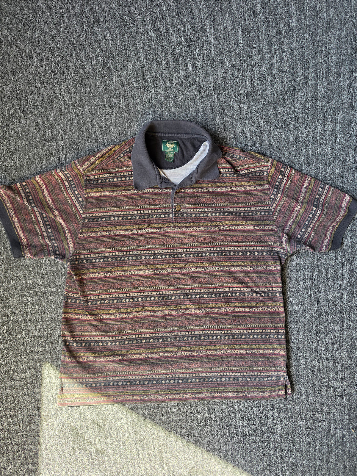 Dockers Striped 90s Polo (XL)