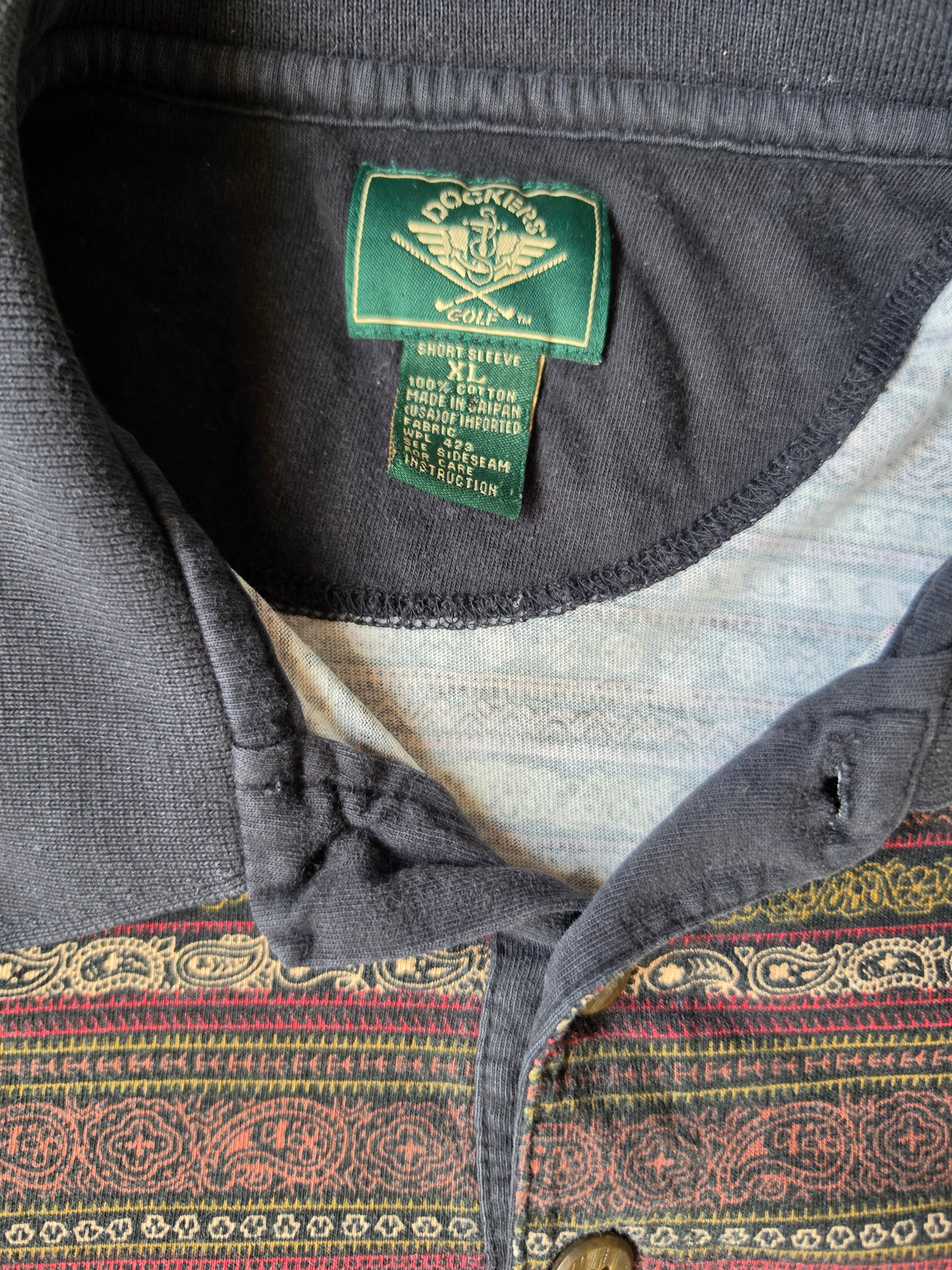 Dockers Striped 90s Polo (XL)