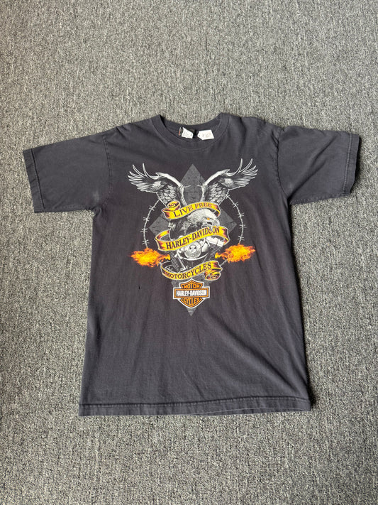 Black Grand Prairie Harley Davidson Shirt (L)