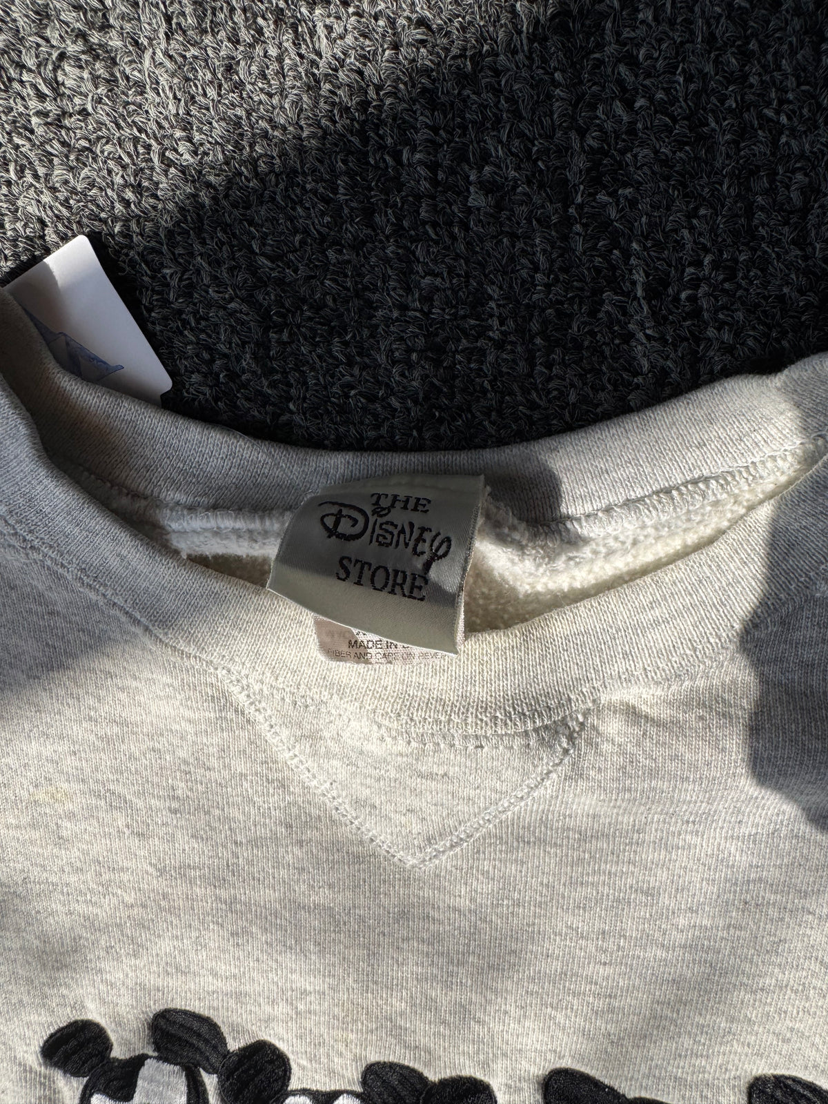 Grey Disney Mickey Mouse Crewneck (XL)