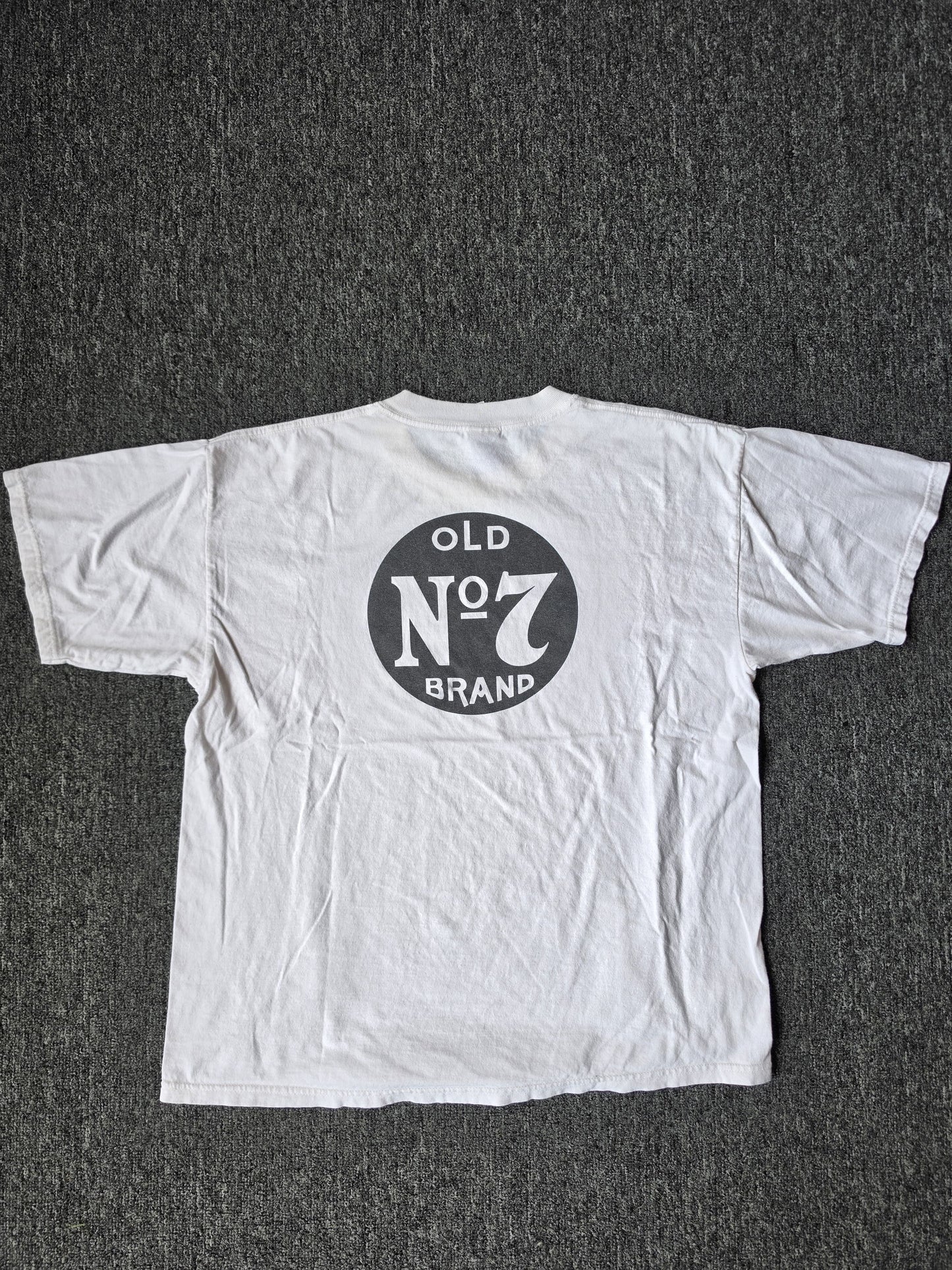 White Jack Daniel’s No 7 Whiskey Shirt (XL)