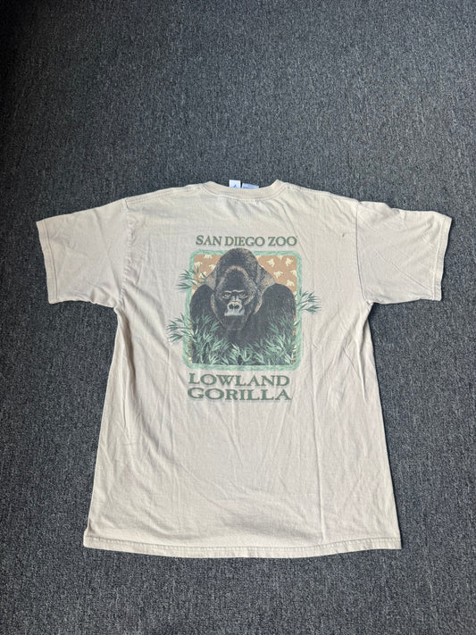 Tan San Diego Zoo Gorilla Shirt (XL)