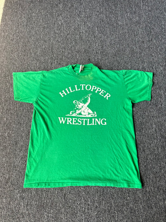 Green 80s Hilltop Wrestling Shirt (L)