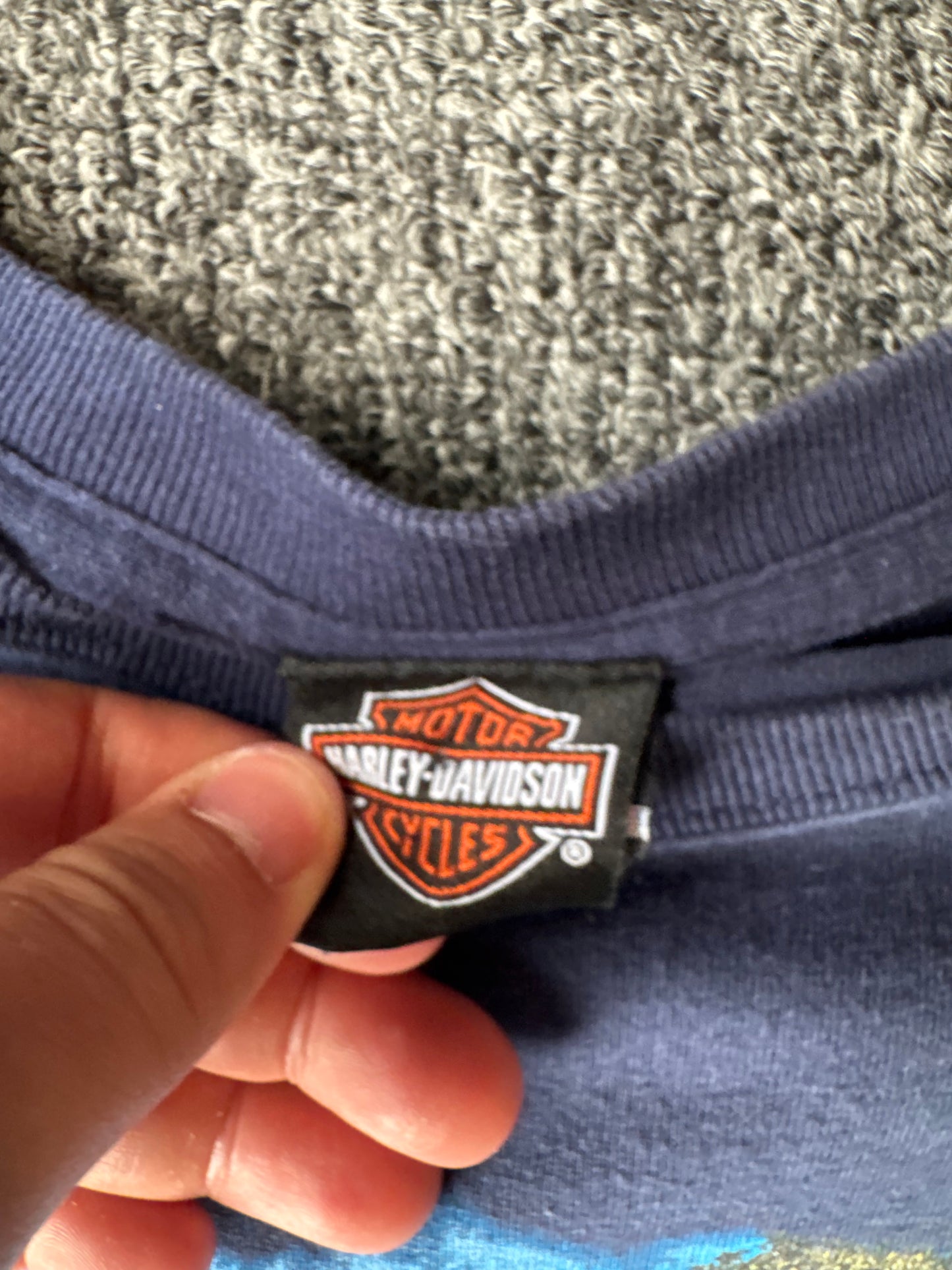 Navy Blue Lynchburg Harley Davidson (XL)