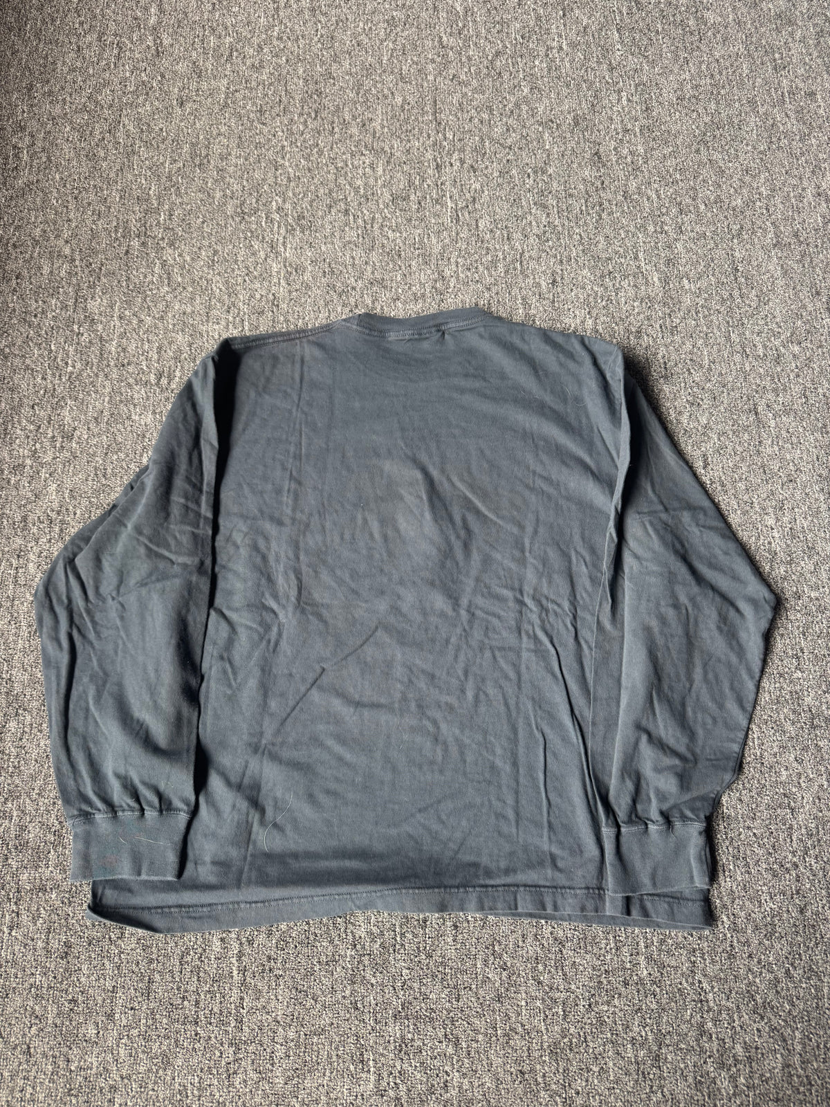 Black Y2K American Eagle Long Sleeve Shirt (L)