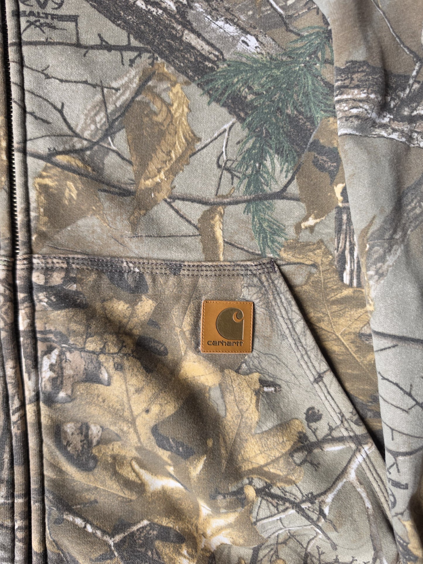 Camo Carhartt Zip Up Jacket (3XL)